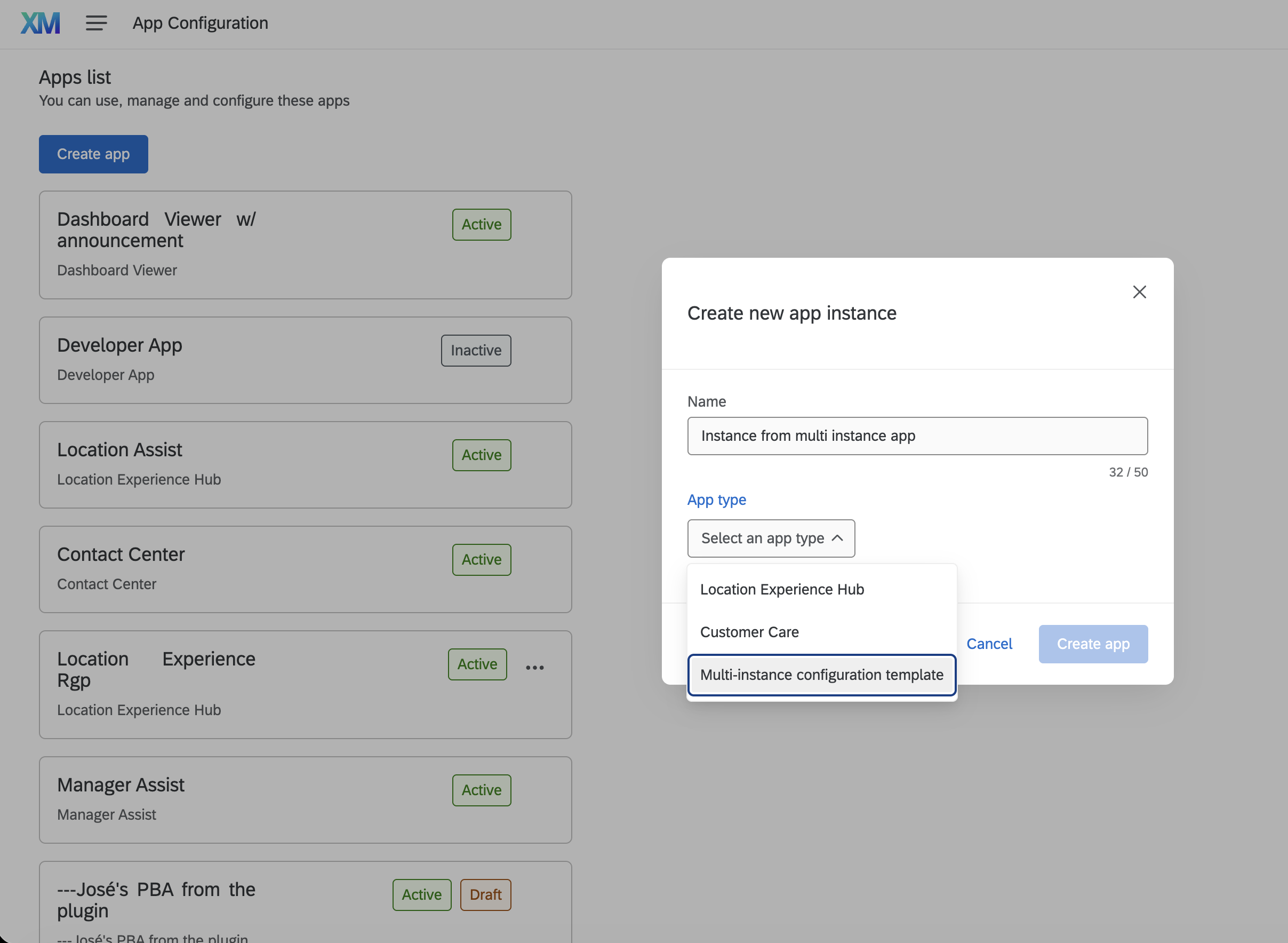 Create Multi Instance